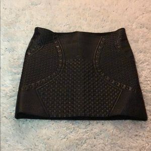 H&M Black mini skirt